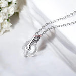 2CT Double Chain VVS Moissanite Necklace - Ornalux