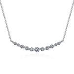 All Moissanite Necklace 1.1ct Sparkling Pendant - Ornalux