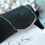 All Moissanite Necklace 1.1ct Sparkling Pendant - Ornalux