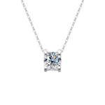 D Color 2CT Moissanite Pendant - Classic Wedding Necklace - Ornalux