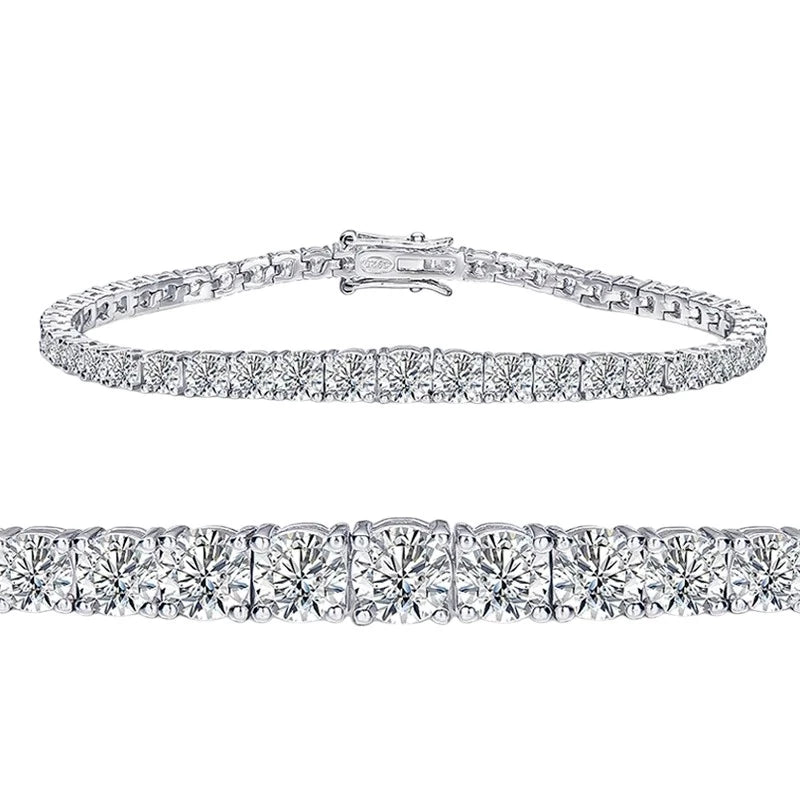 Full Diamond Gradient Moissanite Tennis Bracelet - Ornalux
