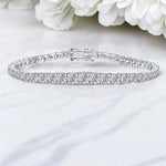 Full Diamond Gradient Moissanite Tennis Bracelet - Ornalux