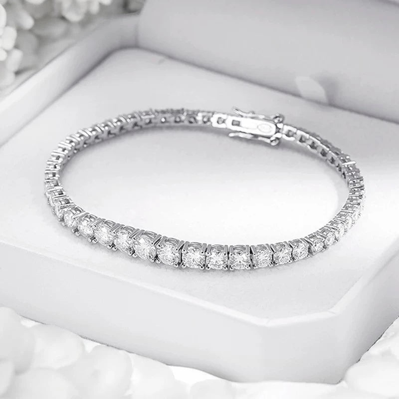 Full Diamond Gradient Moissanite Tennis Bracelet - Ornalux