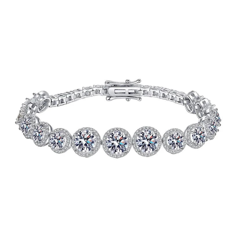 Luxury 11.1CT Moissanite Tennis Bracelet - Ornalux