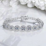 Luxury 11.1CT Moissanite Tennis Bracelet - Ornalux