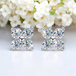 Classic Moissanite Stud Earrings - 4 Stones - Ornalux