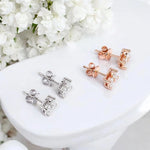 Classic Moissanite Stud Earrings - 4 Stones - Ornalux