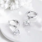 Brilliant Cut Moissanite Drop Earrings - Ornalux