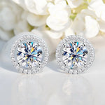 2CT Certified Moissanite Stud Earrings (2 Colors) - Ornalux
