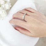1.5CT Moissanite Diamond Wedding Band Ring - 5 stones - Ornalux
