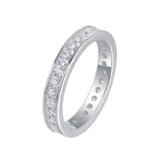 Luxury Moissanite Eternity Band Ring - 2mm - Ornalux