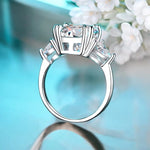 Luxury 5Ct D Color Moissanite Ring - Ornalux