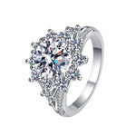 3Ct Luxury Moissanite Engagement Ring - Ornalux