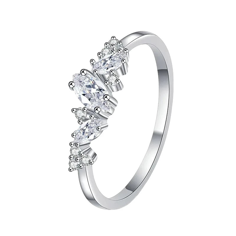 High Quality Marquise Cut Moissanite Ring - Ornalux