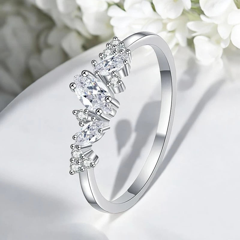 High Quality Marquise Cut Moissanite Ring - Ornalux