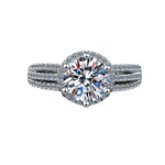 3CT Luxury Moissanite Wedding Ring - Sparkling Engagement Ring - Ornalux