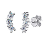 0.6cttw Full Moissanite Stud Earrings - Ornalux