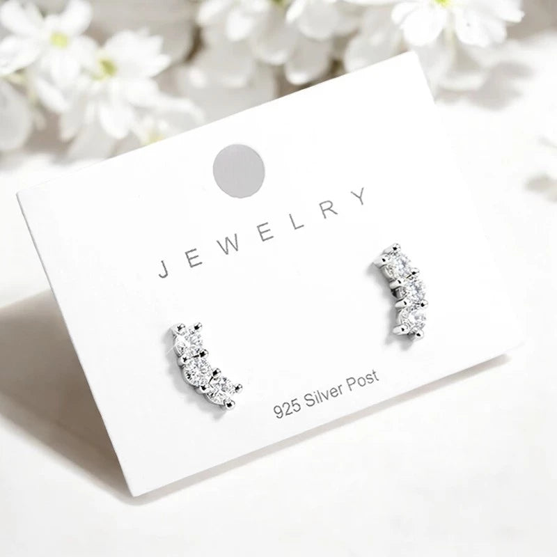 0.6cttw Full Moissanite Stud Earrings - Ornalux