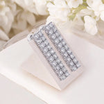 4CTTW Real Moissanite Drop Earrings - Long Tassel Dangle - Ornalux