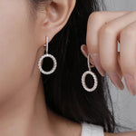 All Moissanite Diamond Drop Earrings - Ornalux