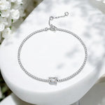 Luxury 1Ct Emerald Cut Moissanite Tennis Bracelet - Ornalux