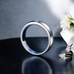 0.2ct Moissanite Diamond Men's Wedding Ring - Ornalux