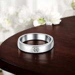 0.2ct Moissanite Diamond Men's Wedding Ring - Ornalux