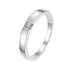 Princess Cut Moissanite Engagement Ring - Ornalux
