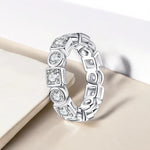 3.5mm D Color Moissanite Wedding Band - Ornalux