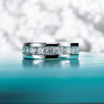 Moissanite Eternity Band Ring for Men/Women - Ornalux