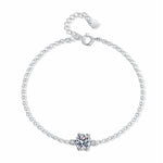 1CT Moissanite Bracelet - Adjustable Chain - Ornalux