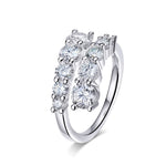 Luxury 3.26Cttw Moissanite Diamond Twist Ring - Ornalux