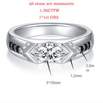 Real Marquise Cut Moissanite Ring - Ornalux