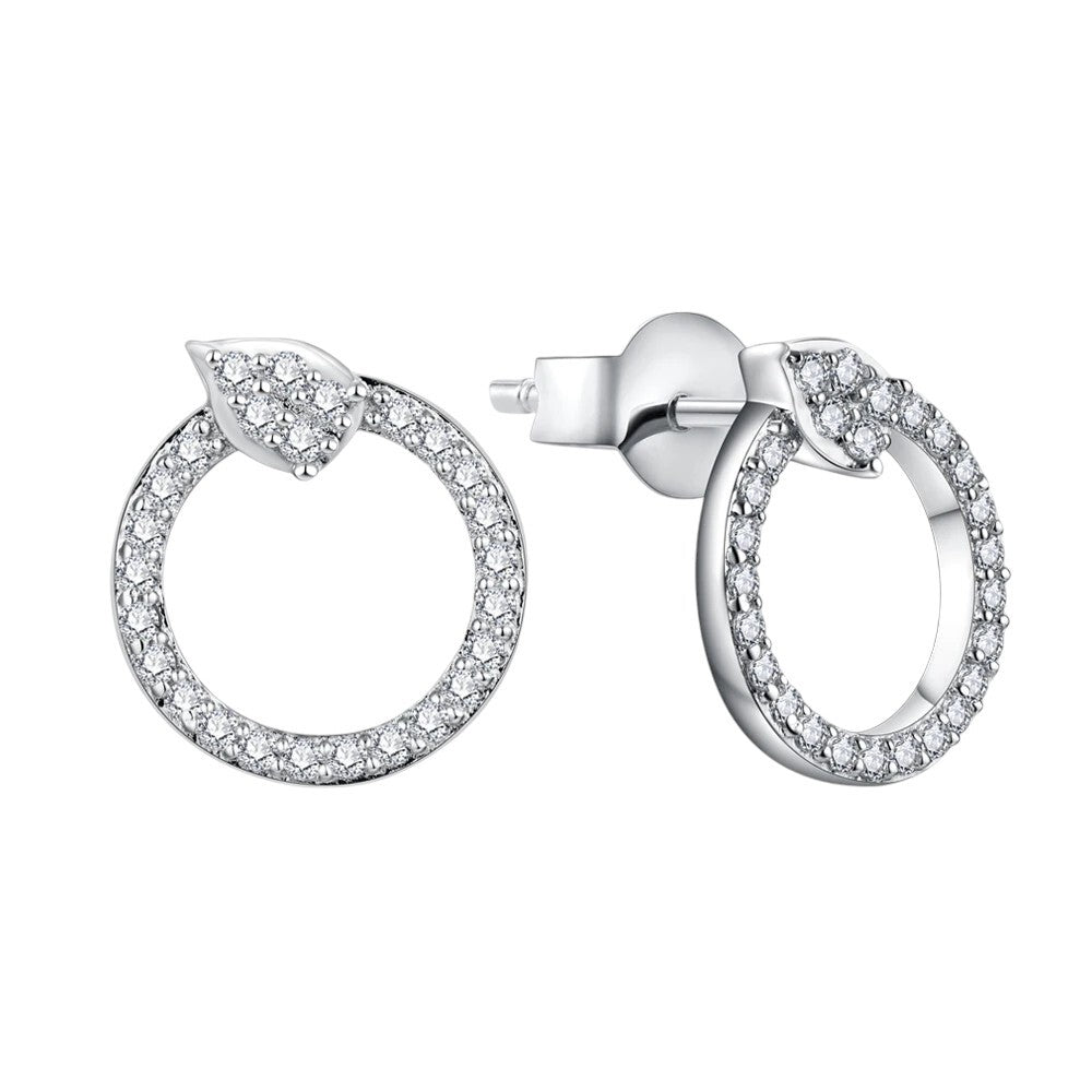 Classic D VVS1 Moissanite Stud Earrings - Ornalux