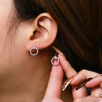 Classic D VVS1 Moissanite Stud Earrings - Ornalux