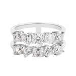 3.5Ct Moissanite Wedding Band Ring - Fine Jewelry Gift - Ornalux