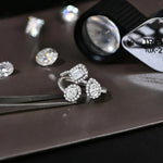 Three Stone Moissanite Ring For Women - Ornalux