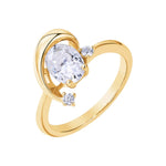 Sparkling Oval Cut Moissanite Diamond Ring - Ornalux