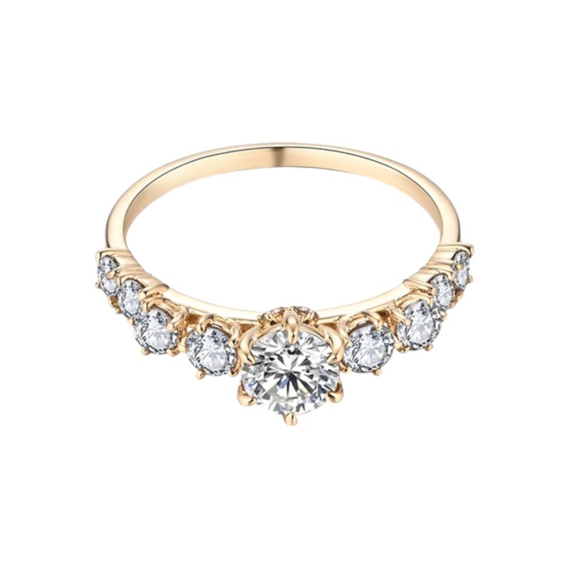 0.5Ct Moissanite Diamond Ring - Wedding Gift Jewelry - Ornalux