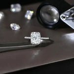 Radiant Cut 4CT Moissanite Ring - Sparkling Fine Jewelry - Ornalux