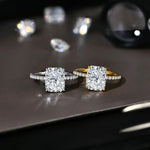 Radiant Cut 4CT Moissanite Ring - Sparkling Fine Jewelry - Ornalux