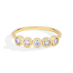 Moissanite Diamond Wedding Band Ring - Jewelry Gifts - Ornalux