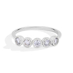 Moissanite Diamond Wedding Band Ring - Jewelry Gifts - Ornalux