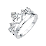 Christmas Moissanite Crown Ring - 3.0MM D VVS Diamond - Ornalux