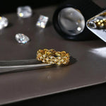 Moissanite Diamond Eternity Matching Band - Ornalux