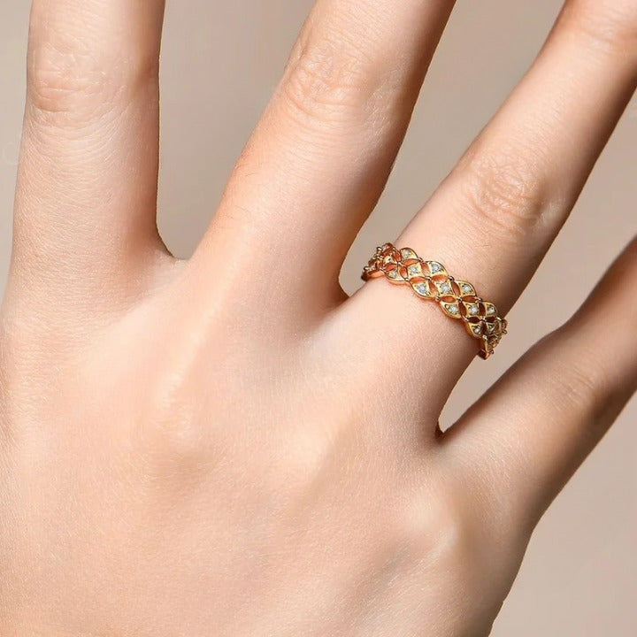 Moissanite Diamond Eternity Matching Band - Ornalux