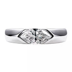 1ct D Color Moissanite Marquise Cut Engagement Ring - Ornalux
