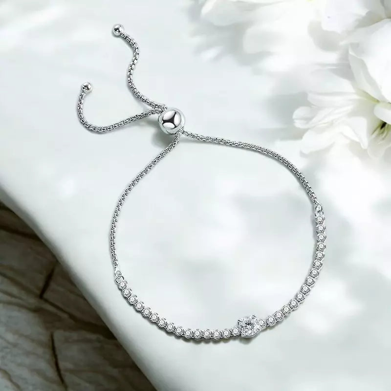 Sparkling 1.7CT Moissanite Tennis Bracelet S925 - Ornalux
