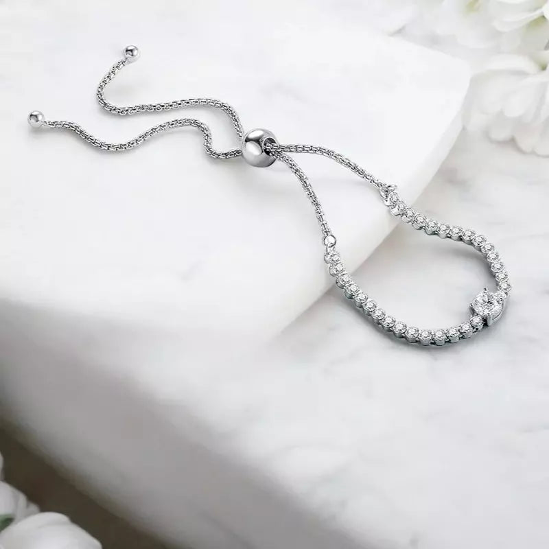 Sparkling 1.7CT Moissanite Tennis Bracelet S925 - Ornalux