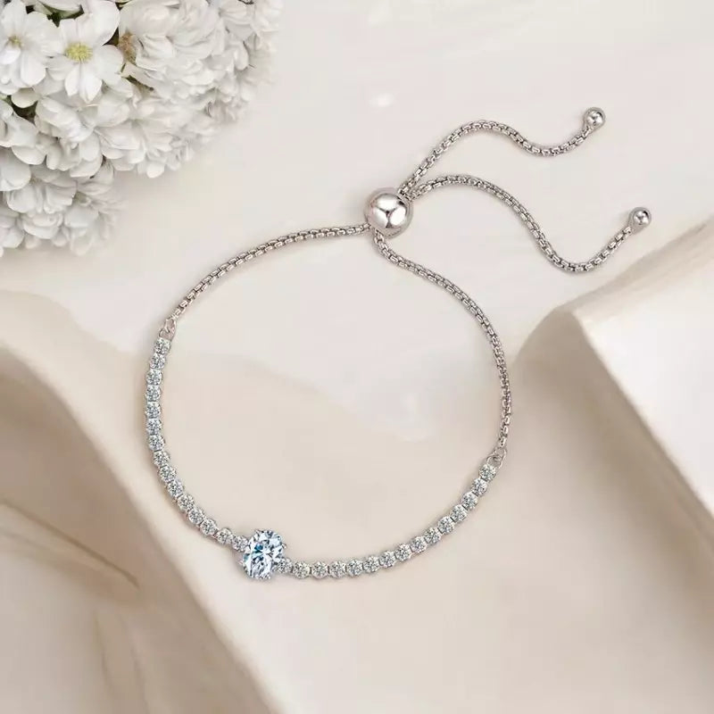 Sparkling 1.7CT Moissanite Tennis Bracelet S925 - Ornalux